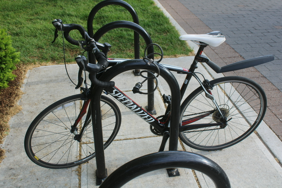 a cable lock around the chassis