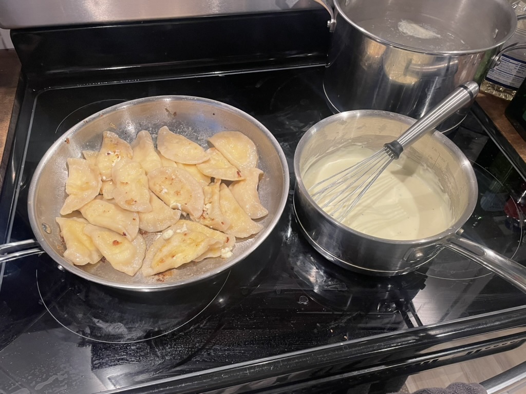 Wareniki, with gemma’s recipe and schmaundt fat